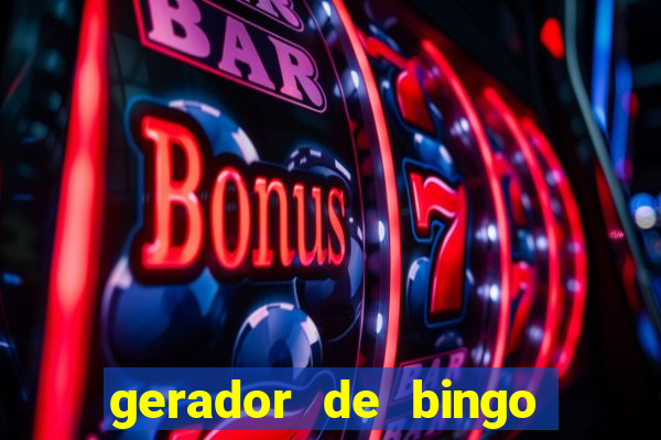 gerador de bingo de palavras